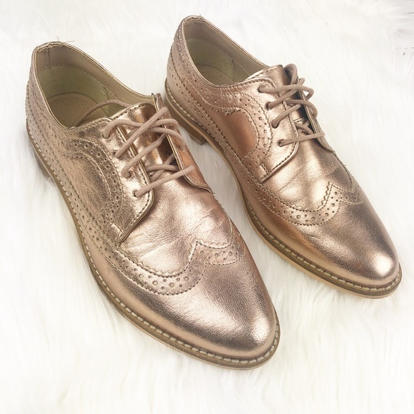 ASOS Shoes - Rose Gold Oxfords